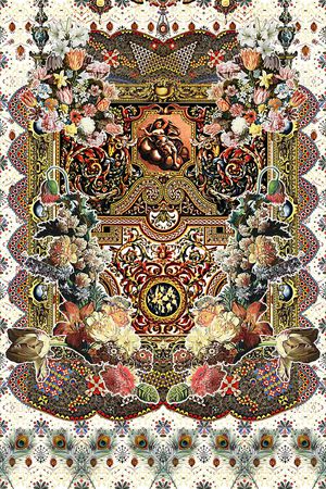 欧式印花华亿平台图片