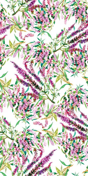 清新小花印花华亿平台图片