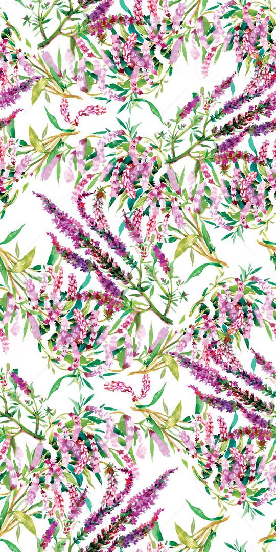 清新小花印花华亿平台图片