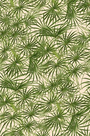 热带风情印花华亿平台图片