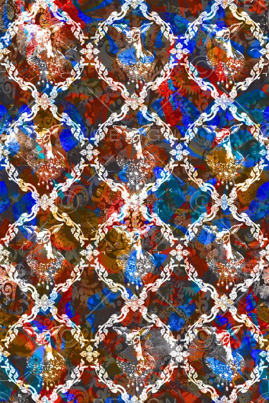 酷炫潮流印花华亿平台图片