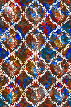 酷炫潮流印花华亿平台图片