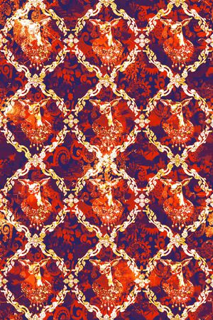 酷炫潮流印花华亿平台图片