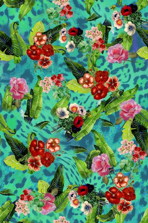 植物印花华亿平台图片