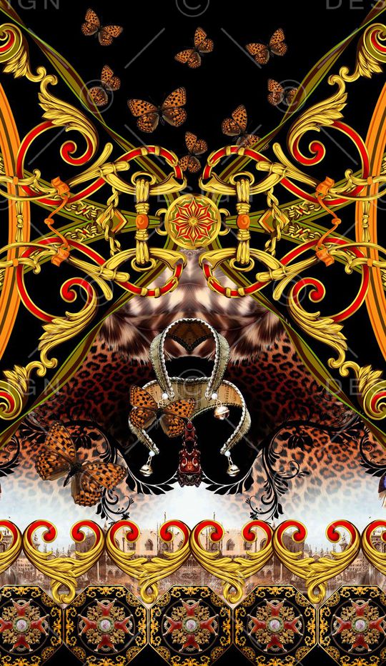 豹纹印花华亿平台图片