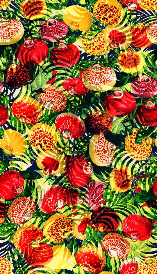 热带风印花华亿平台图片