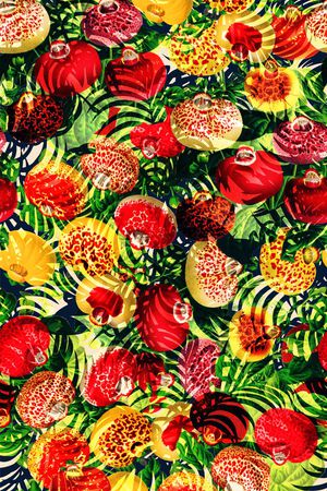 热带风印花华亿平台图片