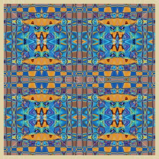 抽象梦幻印花华亿平台图片