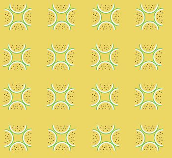 435829-趣味格子西瓜夏日清新华亿平台