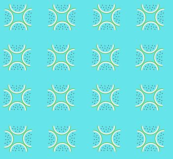 435830-趣味格子西瓜夏日清新华亿平台