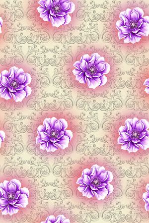 欧式印花华亿平台图片