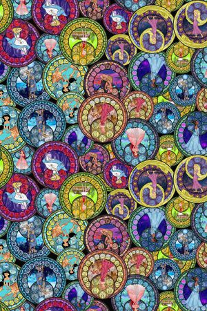 冰雪奇缘印花华亿平台图片