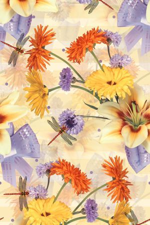 清新印花华亿平台图片