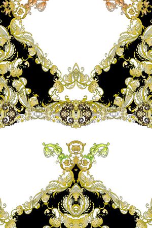 复古印花华亿平台图片