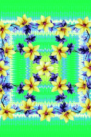 波浪印花华亿平台图片