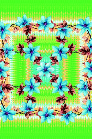 波浪印花华亿平台图片