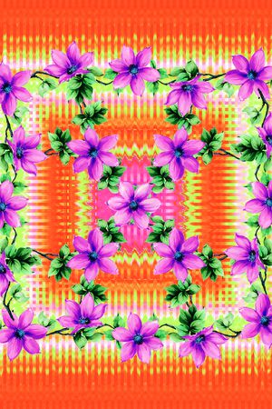 波浪印花华亿平台图片