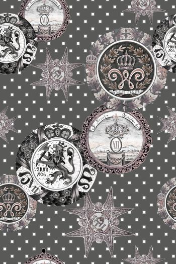 436127-极品大牌男装印花徽章霸气华丽欧式