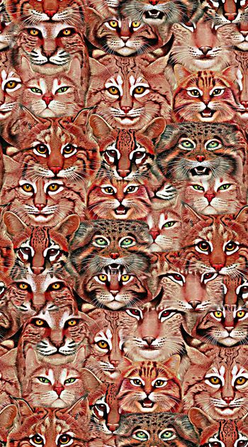 436146-创意手绘豹子头满版 服装