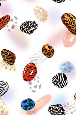 斑马纹印花华亿平台图片