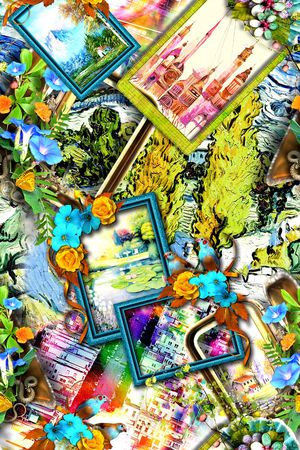 抽象印花华亿平台图片