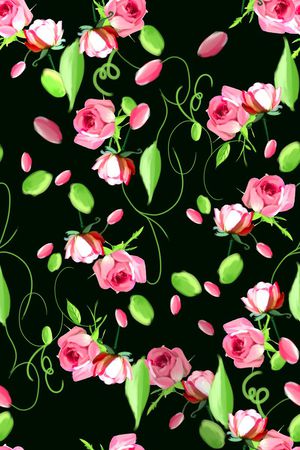 花瓣印花华亿平台图片