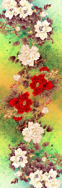 中国风印花华亿平台图片