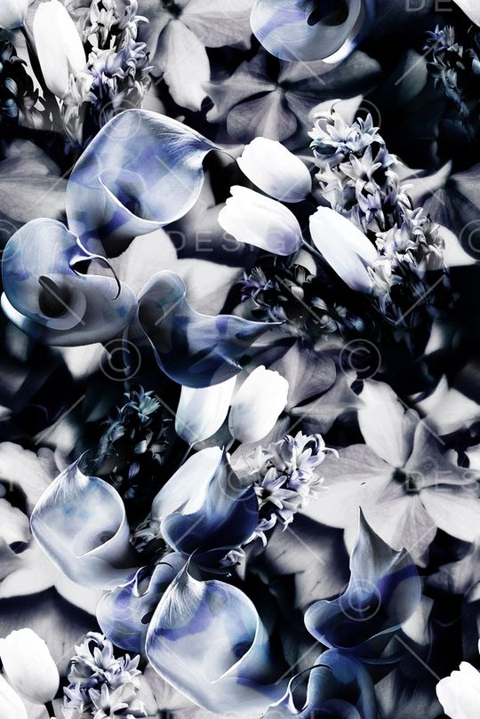 大牌复古叠加花卉男装女装印花华亿平台图片