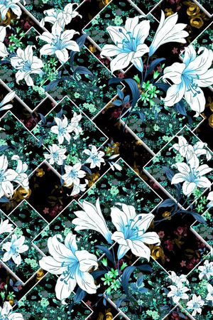 格子印花华亿平台图片