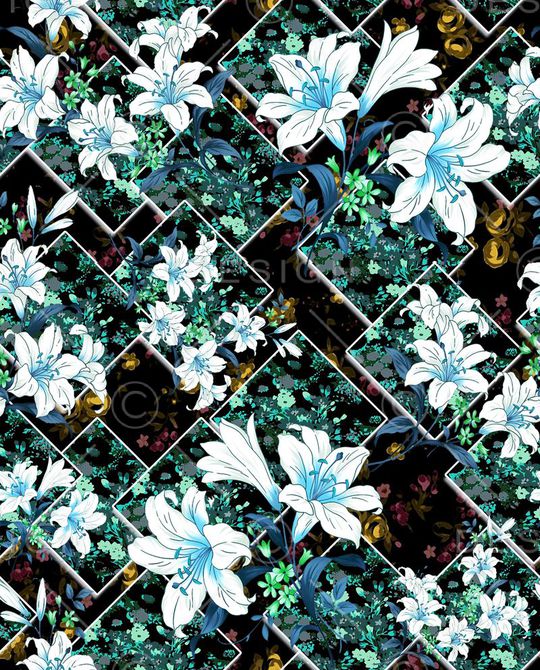 格子印花华亿平台图片