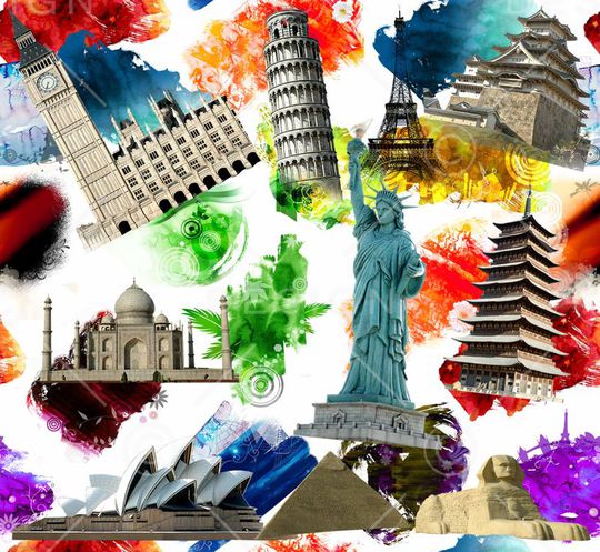 风景印花华亿平台图片