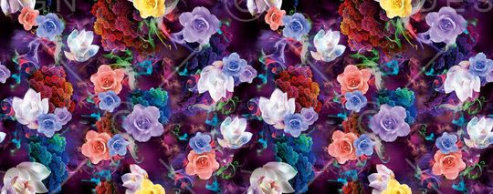 花的海洋印花华亿平台图片