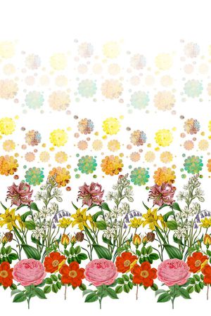 田园风印花华亿平台图片