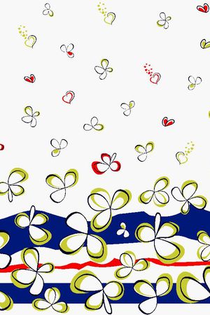 简单线条印花华亿平台图片