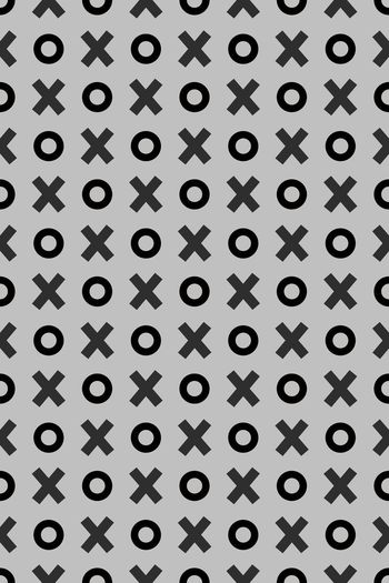 436331-简单时尚简约风格夏季男女T恤圆圈—