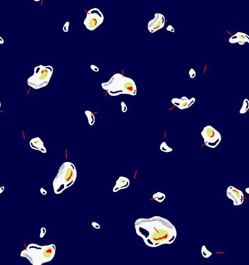 436333-男装外套简单几何石头花