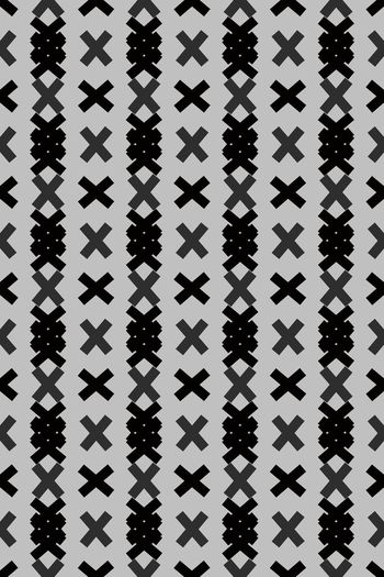 436339-简单时尚简约风格夏季男女T恤十字交