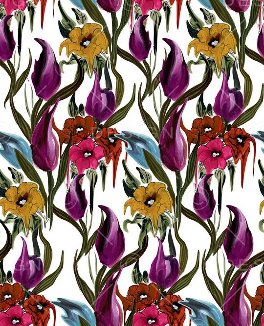 抽象印花华亿平台图片