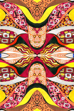 时尚手绘印花华亿平台图片