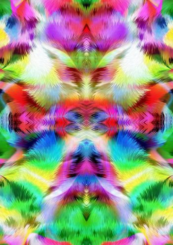 436434-民族风情多彩羽毛动物毛幻彩系列2组