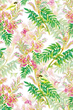 甜美清新印花华亿平台图片