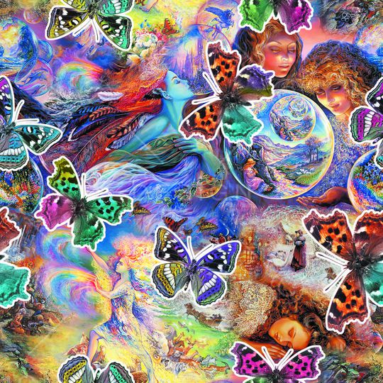 抽象印花华亿平台图片