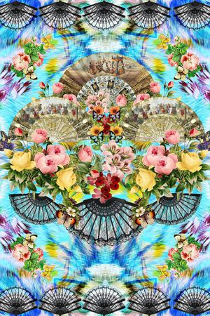 欧式印花华亿平台图片