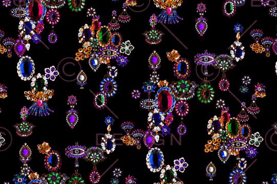 复古印花华亿平台图片