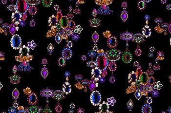 复古印花华亿平台图片