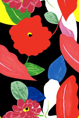 抽象印花华亿平台图片