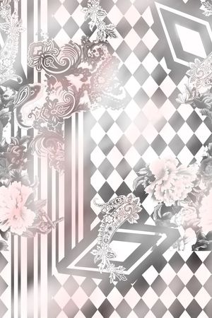 格子印花华亿平台图片