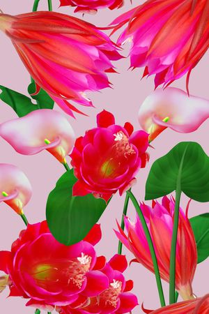 花朵印花华亿平台图片