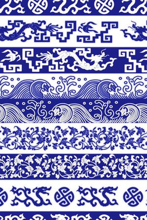 龙纹印花华亿平台图片