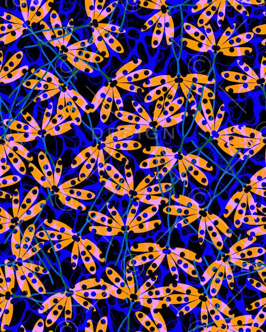 抽象印花华亿平台图片